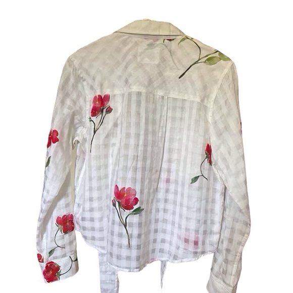 “Bain of Ketchup Top” White Collared Shirt - Picture 3 of 3